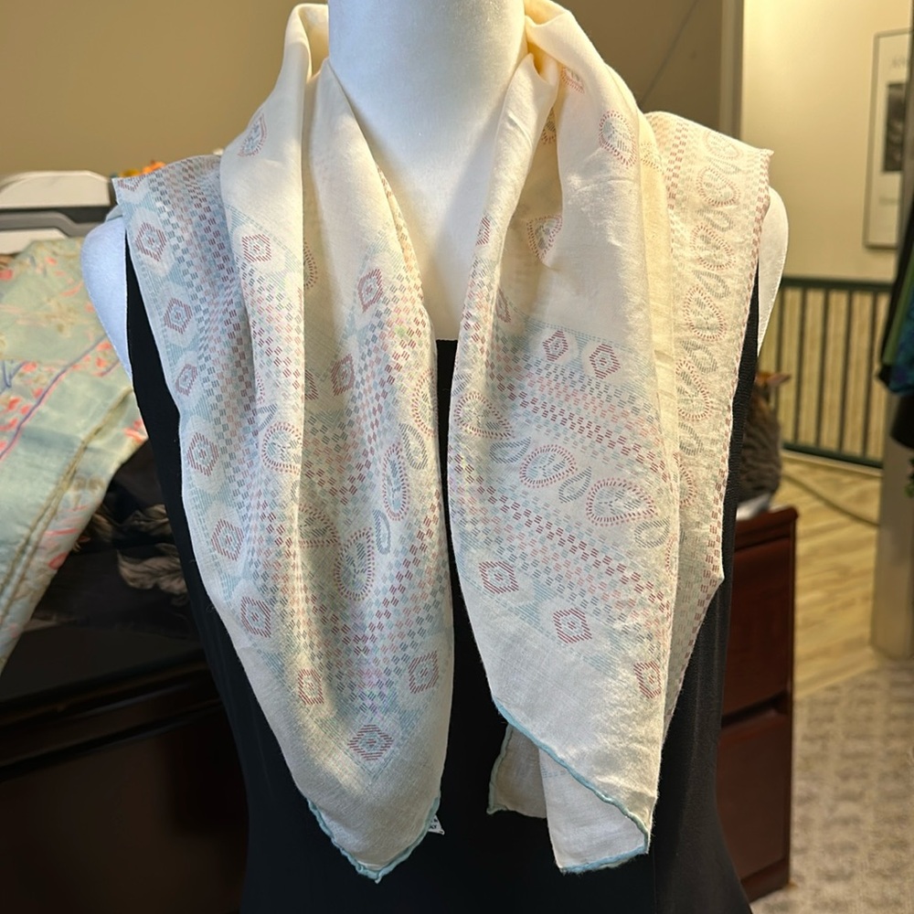 Kenneth Gordon 32” Square Scarf from Italy